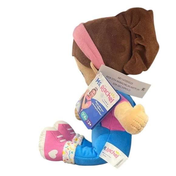 Ms. Rachel Plush Doll with Pink and Blue Outfit - Picture 4 of 4